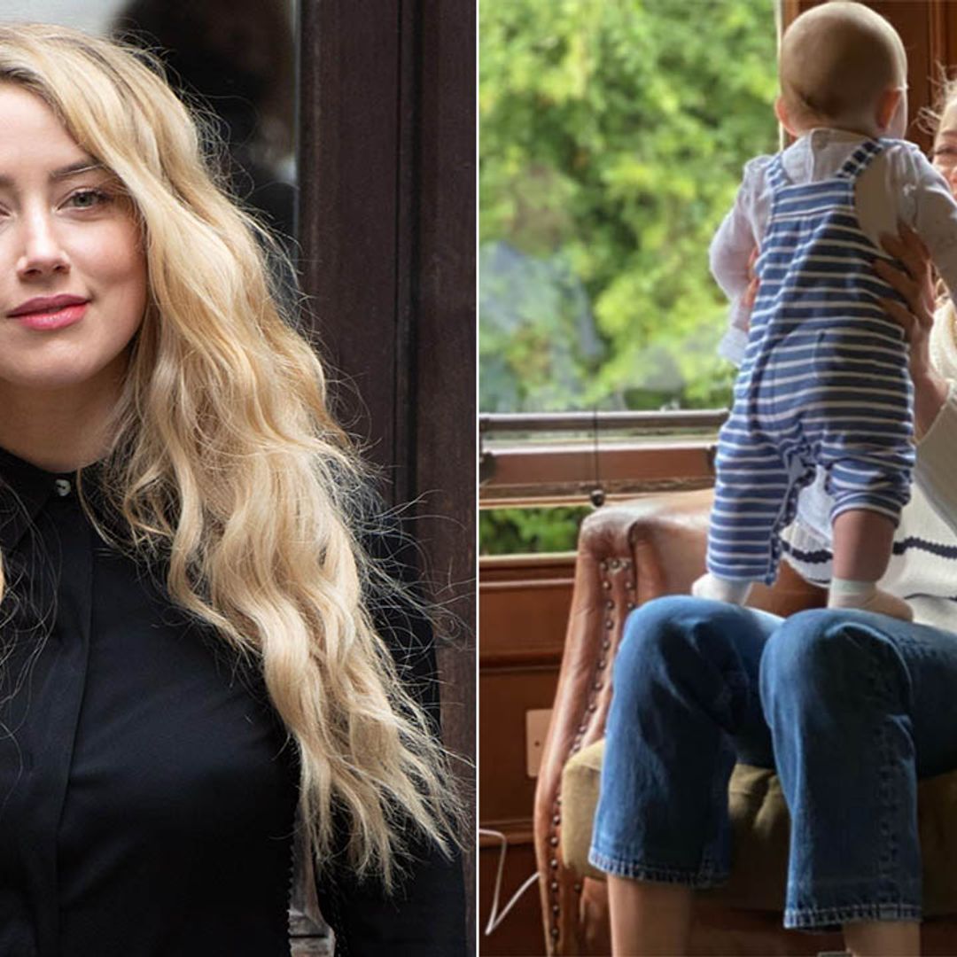 9 photos of Amber Heard's rarely seen one-year-old daughter