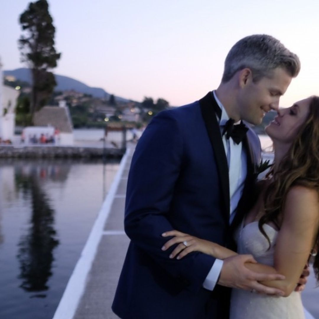 Bravo's Ryan Serhant and wife Emilia share tips on planning a destination wedding and give us a peek at their special day