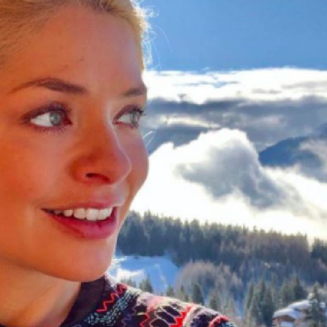 Inside Holly Willoughby's family ski trip