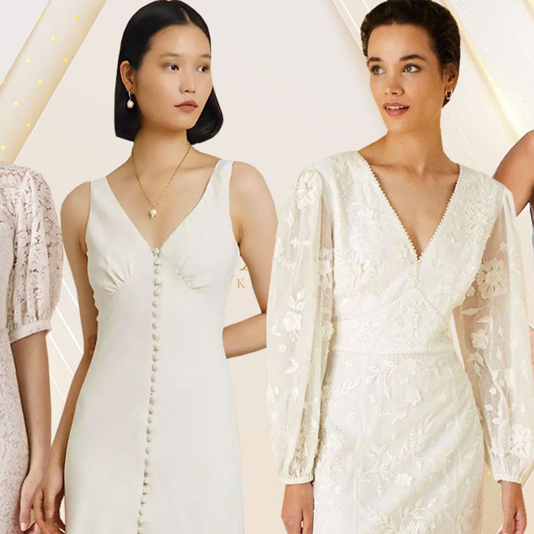 Best V-neck wedding dresses 2022: From Coast, Net-a-Porter, ASOS & more