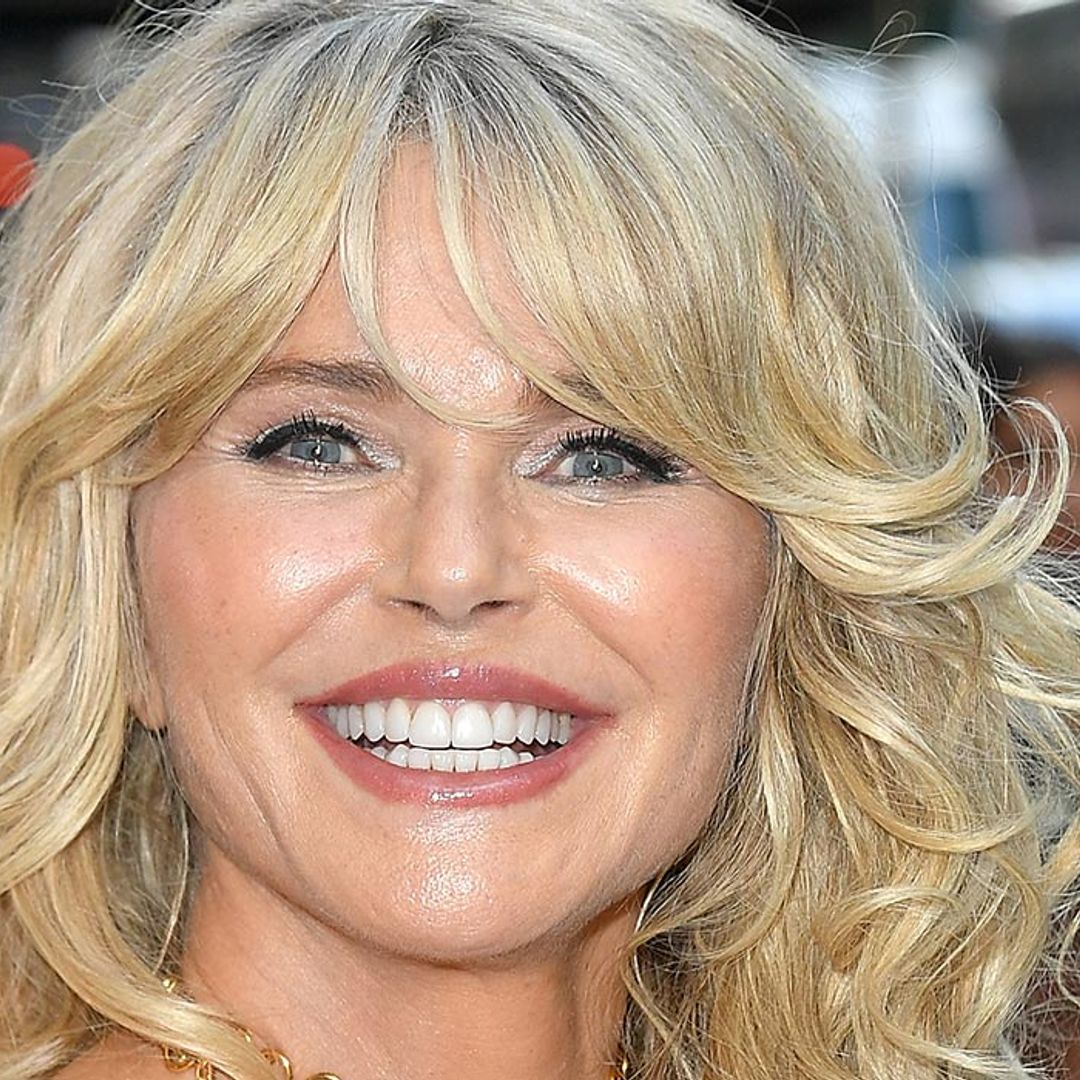 Christie Brinkley looks ethereal in white jumpsuit featuring plunging neckline