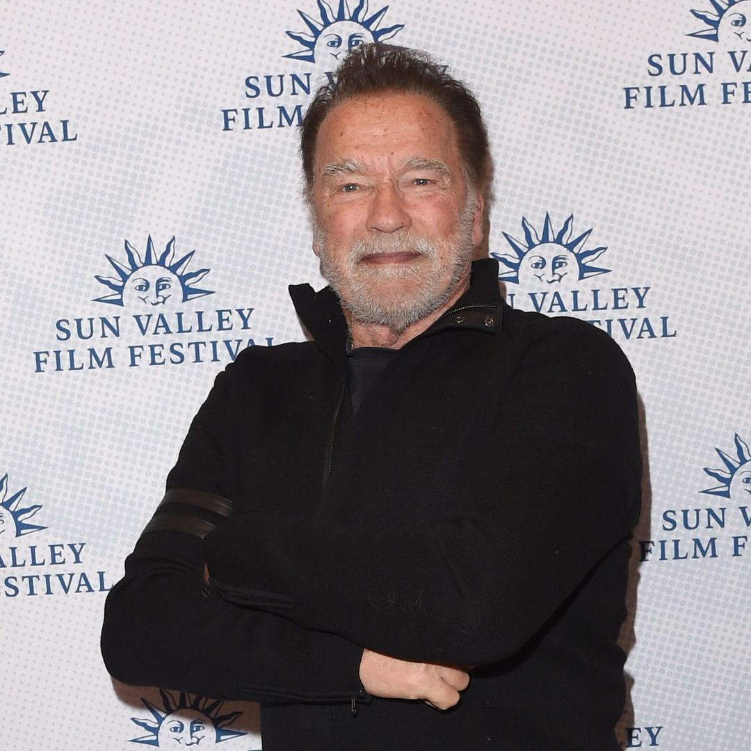 Arnold Schwarzenegger almost upstaged by handsome sons during red carpet appearance