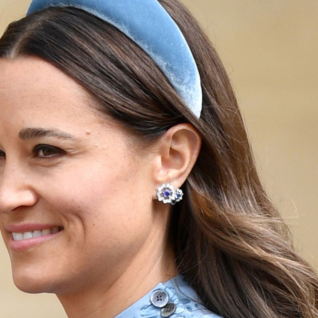 Pippa Middleton is beautiful in blue in sweet new photos with baby Grace