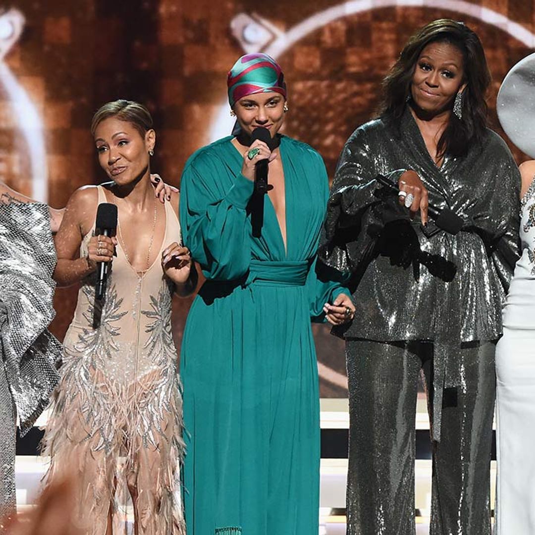Michelle Obama sends Grammy audience into a frenzy as she makes surprise appearance