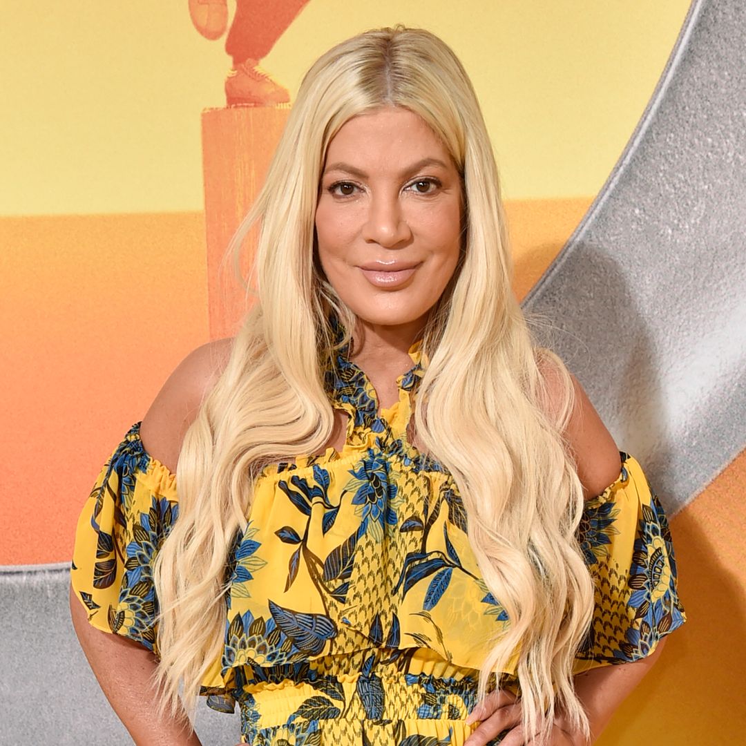 Tori Spelling kids tower over her in new photo with emotional message amid tumultuous time in family