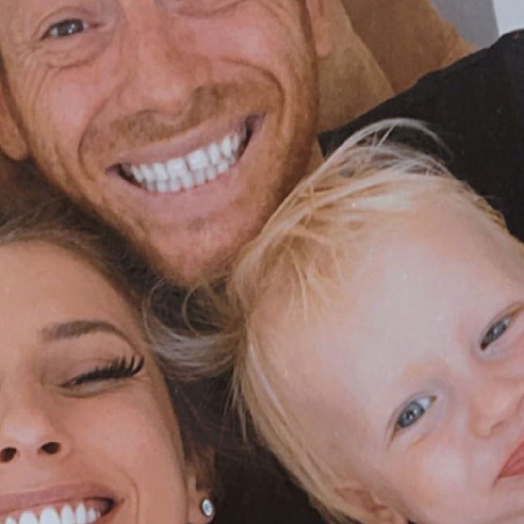 Stacey Solomon films son Rex's emotional reunion with Joe Swash after spending time apart