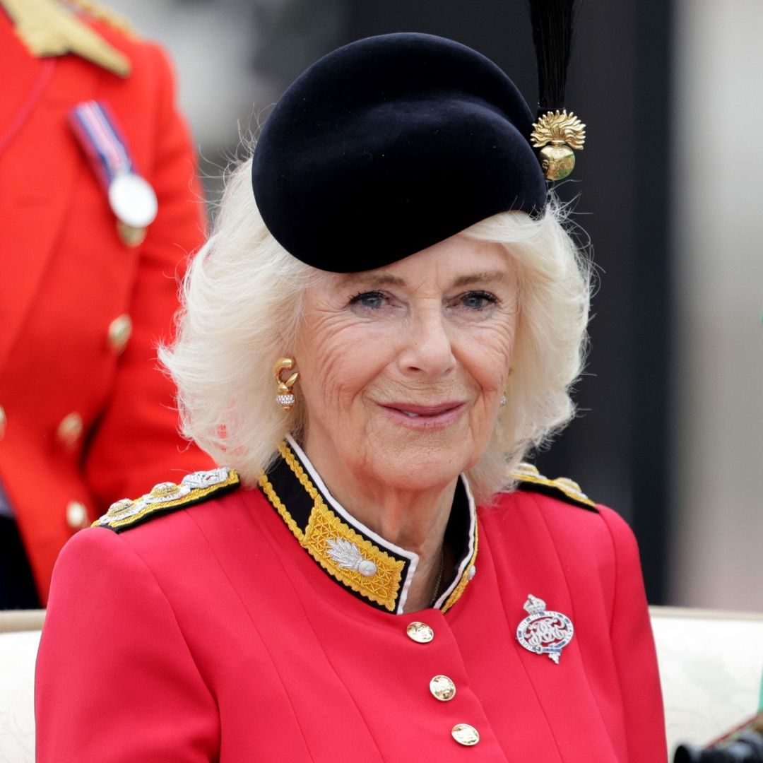 Queen Camilla's silk coat dress at Trooping the Colour has a very special meaning