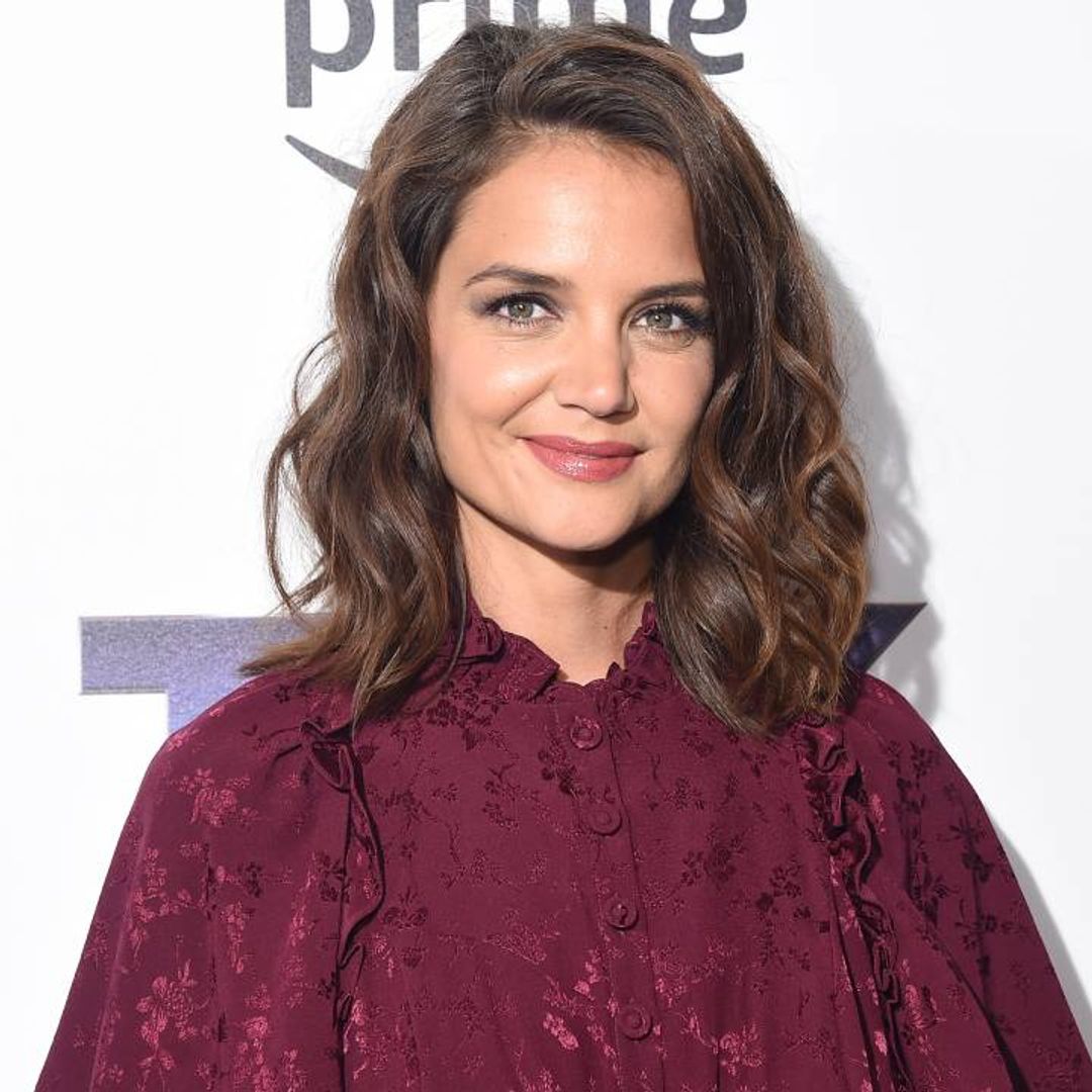 Katie Holmes is makeup-free and glowing in flared jeans following night out with daughter Suri