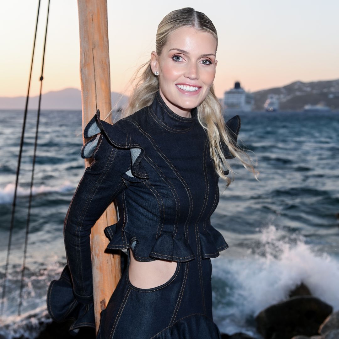 Lady Kitty Spencer radiates cool-girl charisma in statement polka dot dress