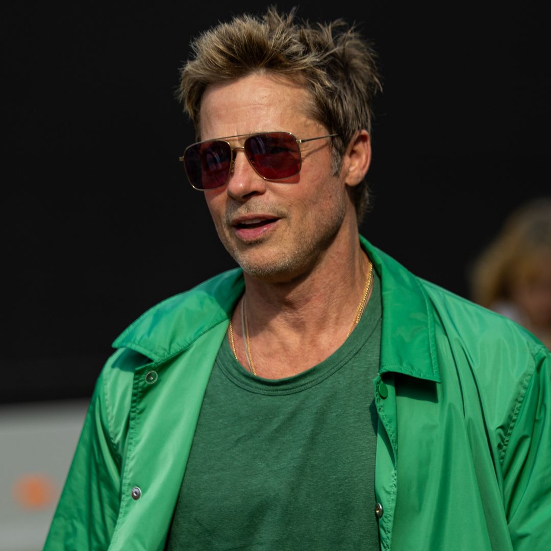 Brad Pitt spotted surrounded by A-Listers at Wimbledon days after kids Knox and Vivienne's 15th birthday