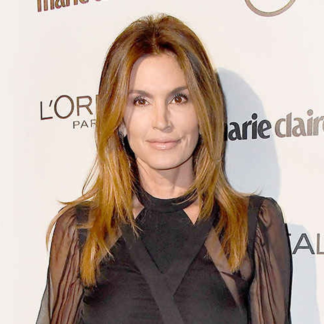 Take a look at Cindy Crawford’s glam squad in action