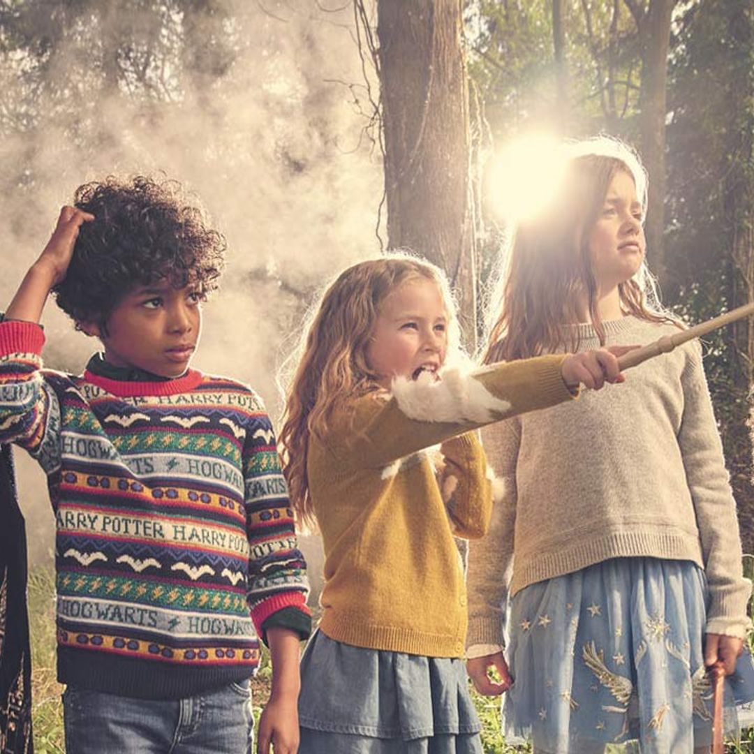 Mini Boden just dropped the CUTEST Harry Potter kids' clothing collection