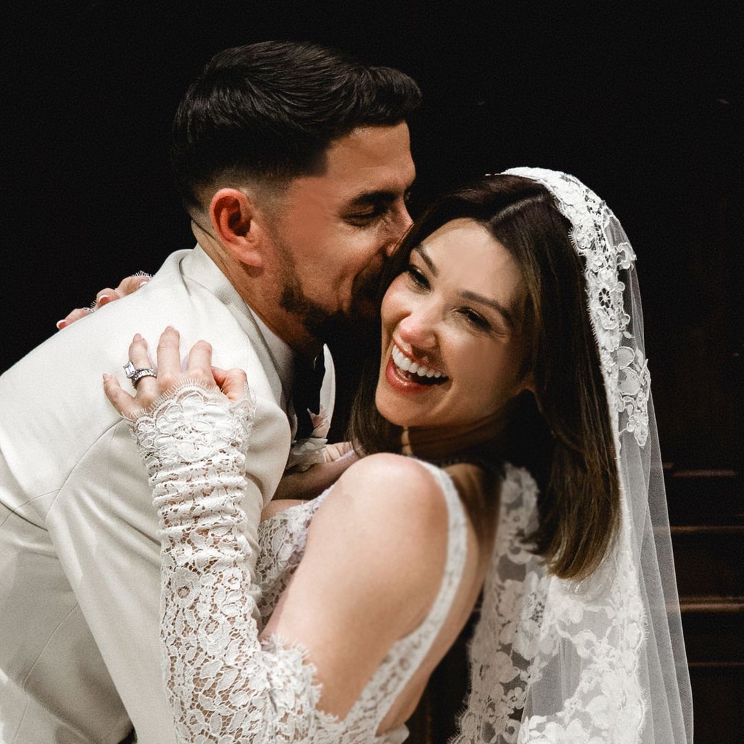 Jorginho's wedding to Cat Harding: her incredible bridal gowns