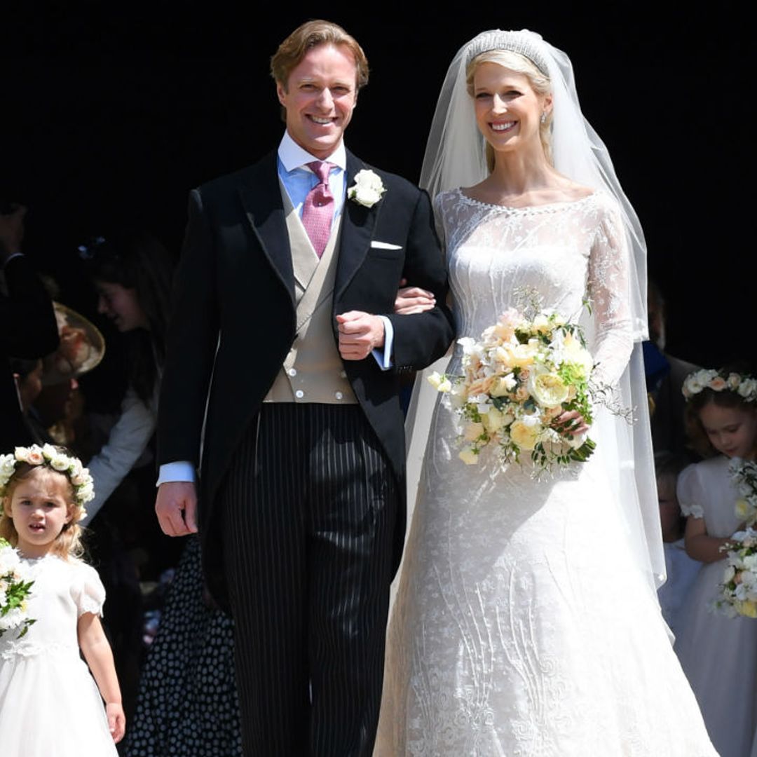 Royal wedding celebrations continue as Lady Gabriella Windsor wears fourth dress