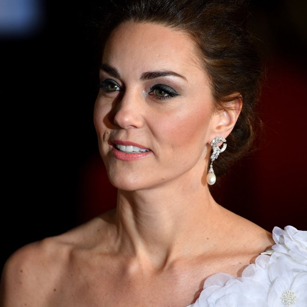 Duchess Kate is stunning in white one-shoulder dress for 2019 BAFTA Awards