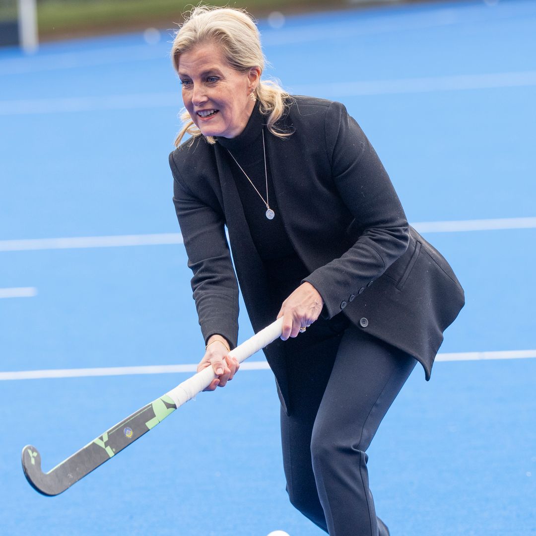 Duchess Sophie shows off her hockey skills during sporty engagement