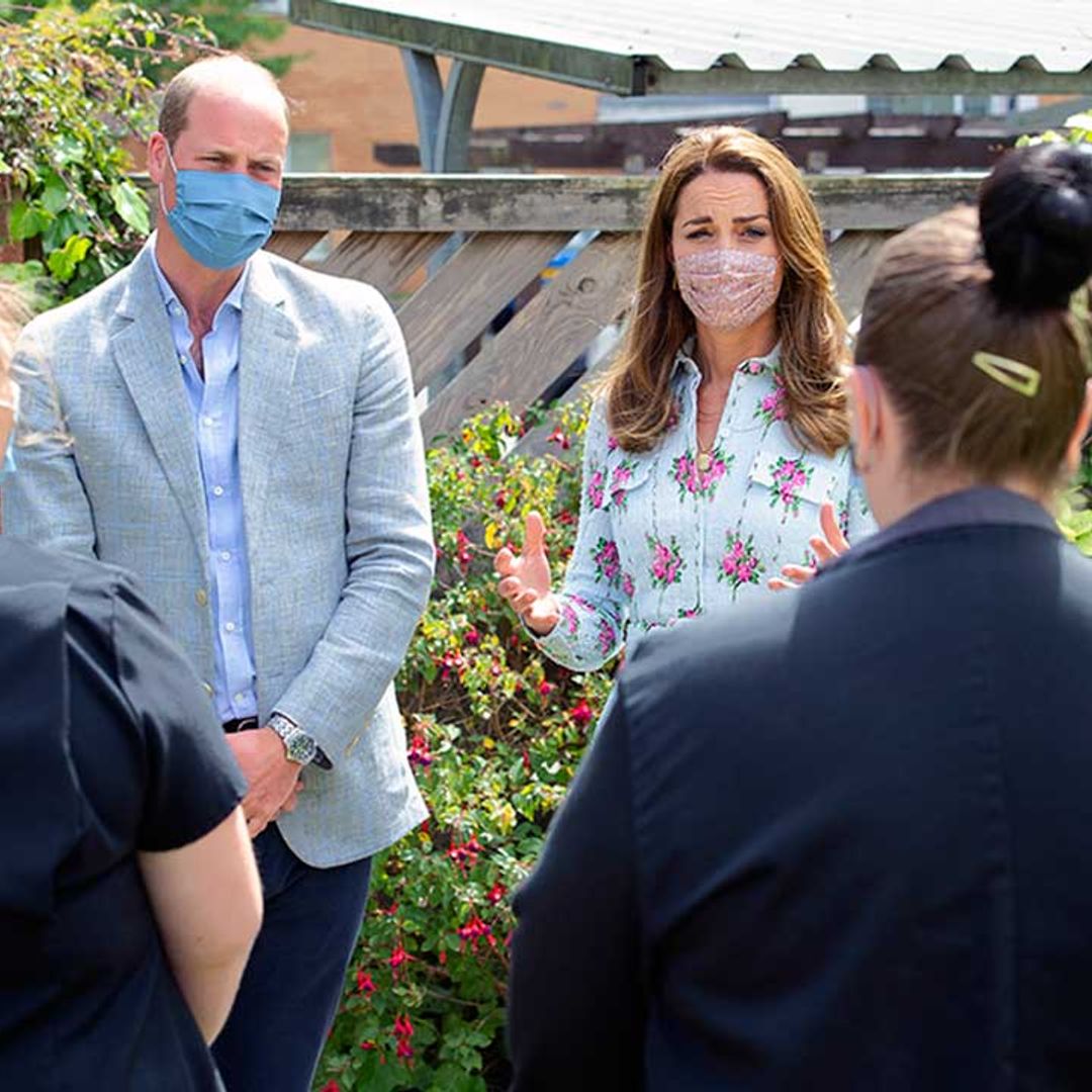 Prince William and Kate Middleton left in stitches after care home resident pokes fun at them