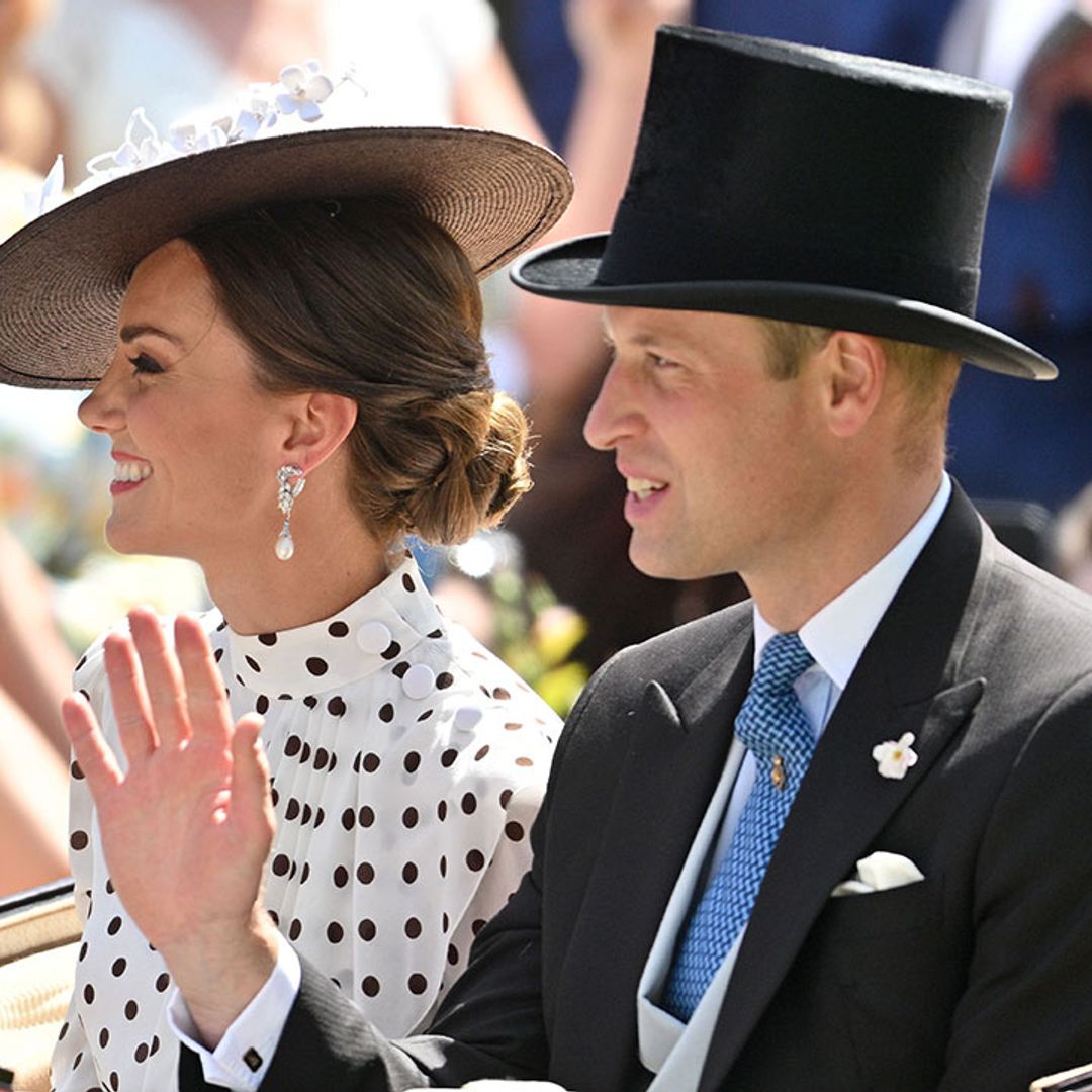 Prince William and Kate Middleton make a surprise appearance at Royal Ascot