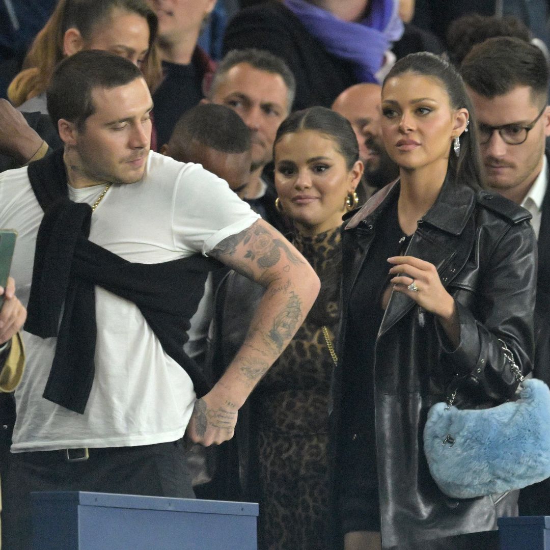 'Throuple' Brooklyn Beckham, wife Nicola Peltz, Selena Gomez enjoy cozy night out in Paris