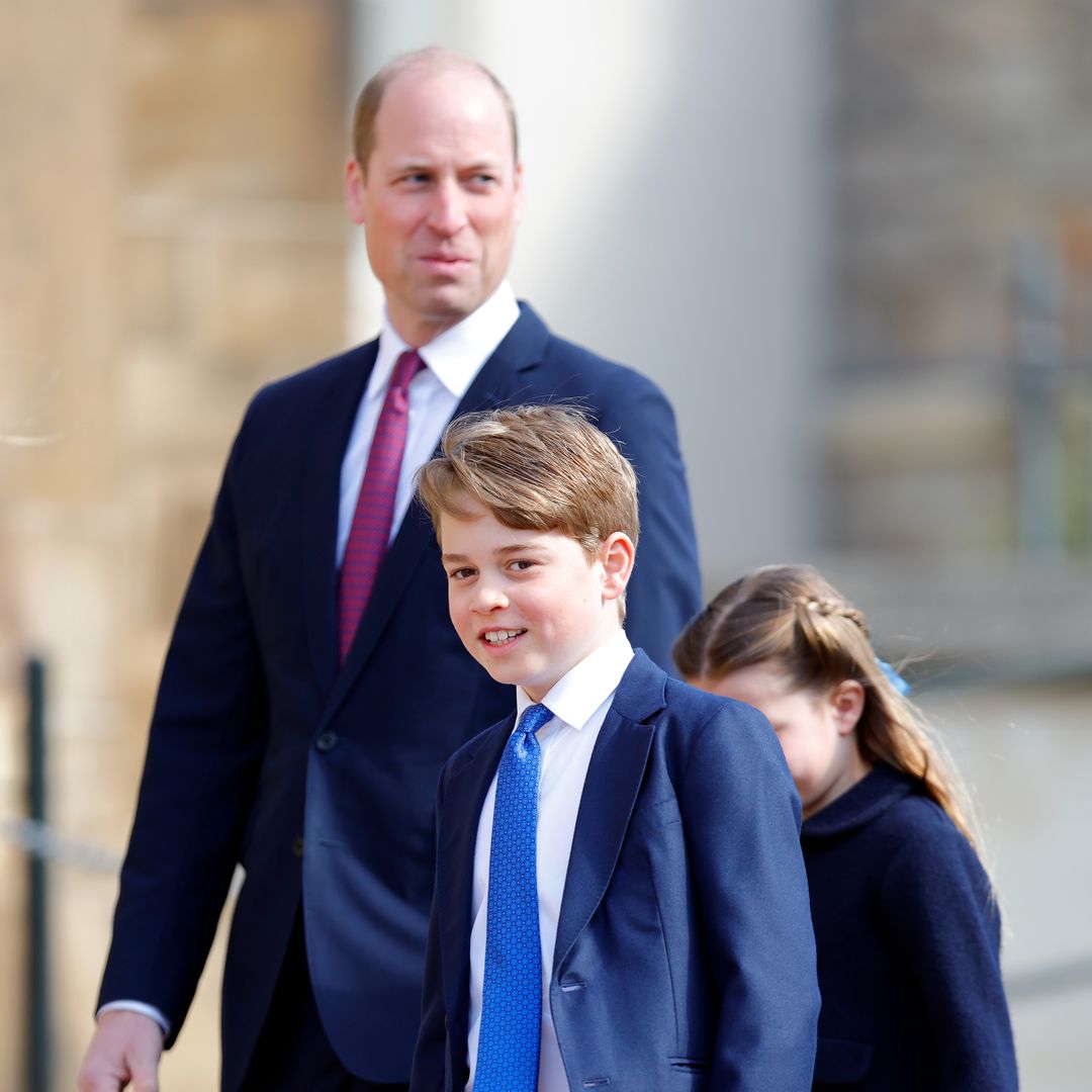 Prince William is spitting image of son Prince George in unearthed festive photo