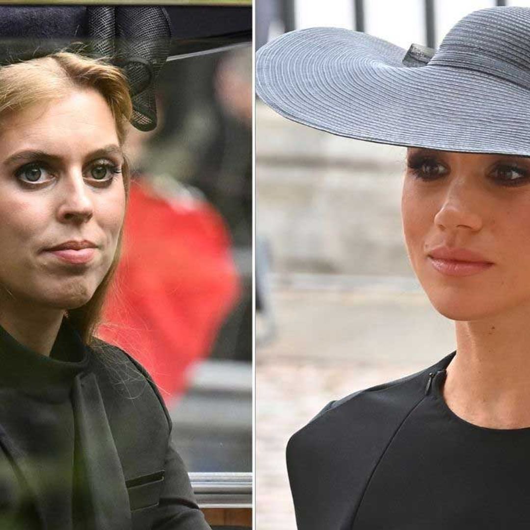 Meghan Markle and Princess Beatrice twin at Queen's funeral - did you notice?