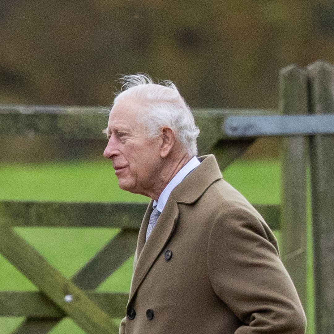 King Charles braves storm for church outing amid Queen Camilla's recovery