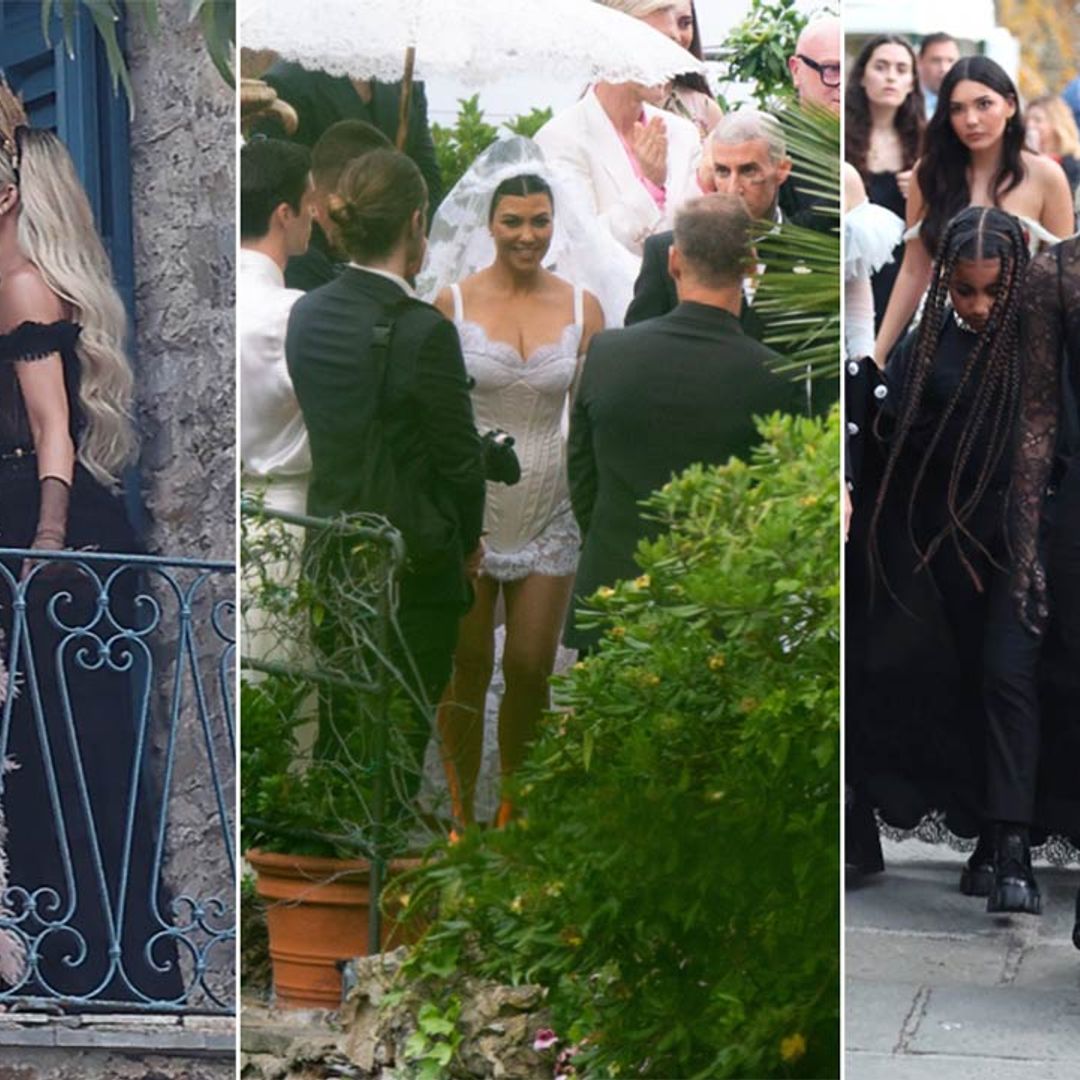 Kourtney Kardashian marries in mini white bridal dress - best pictures