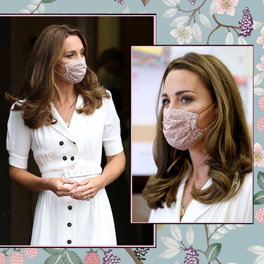 9 floral face masks we predict Kate Middleton would love