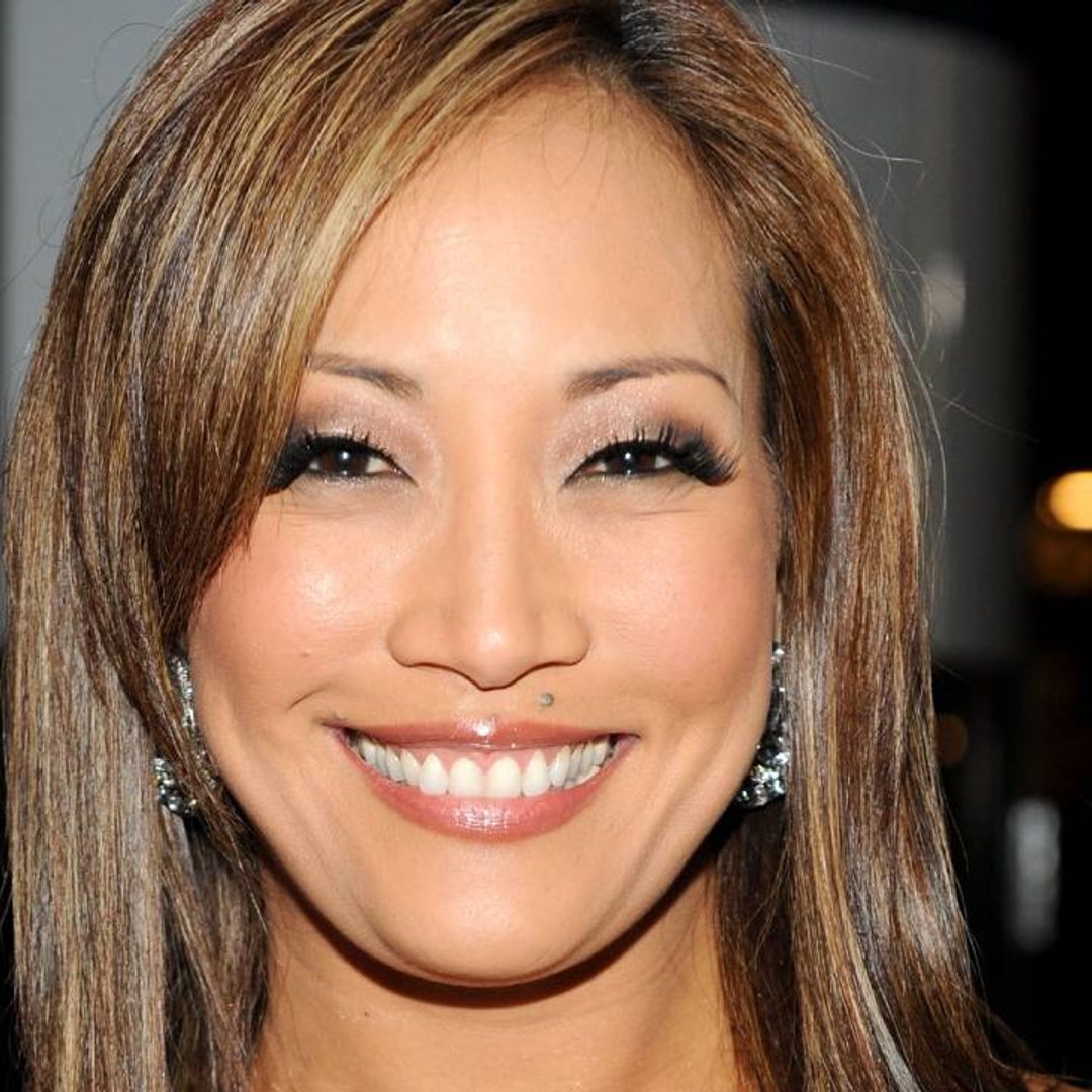 Carrie Ann Inaba looks fantastic in cut-out leather LBD as she gears up for DWTS final