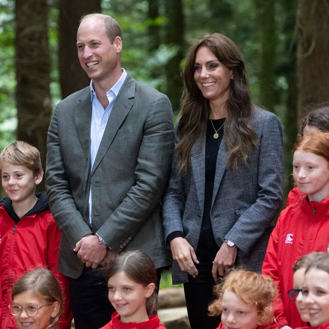 Prince William and Princess Kate get stuck into nature