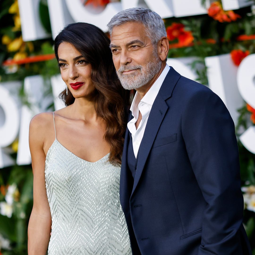 George and Amal Clooney's living room is so palatial in rare glimpse of their home