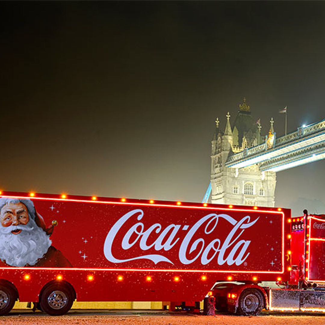 Holidays are coming! This is when you can see the Coca-Cola truck near you