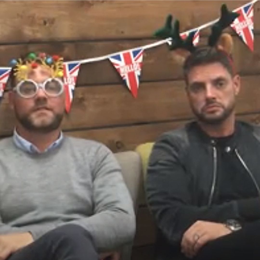 We tried to get Brian McFadden and Keith Duffy in the festive spirit - and this is what happened...