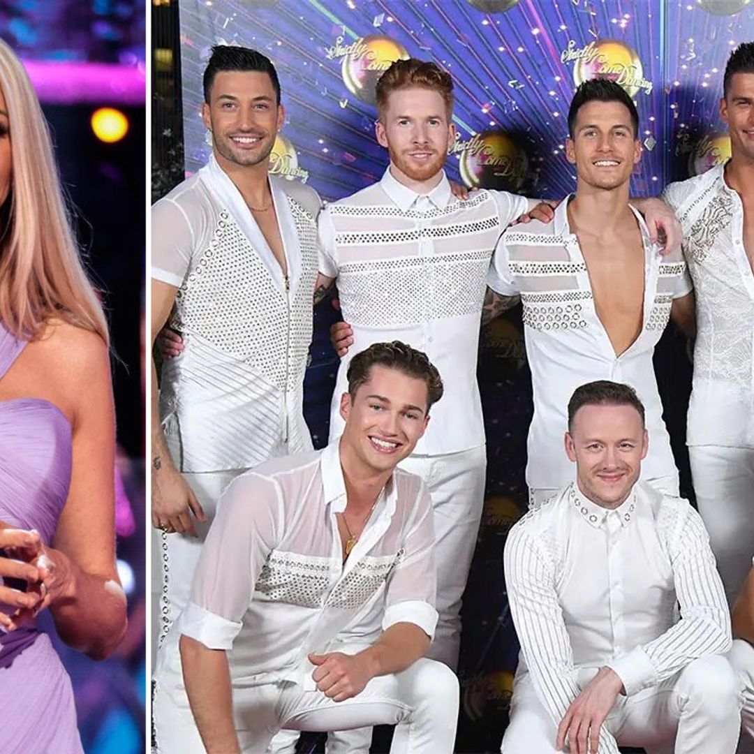 Strictly's male dancers have the most incredible wardrobe trick - Tess Daly shares all