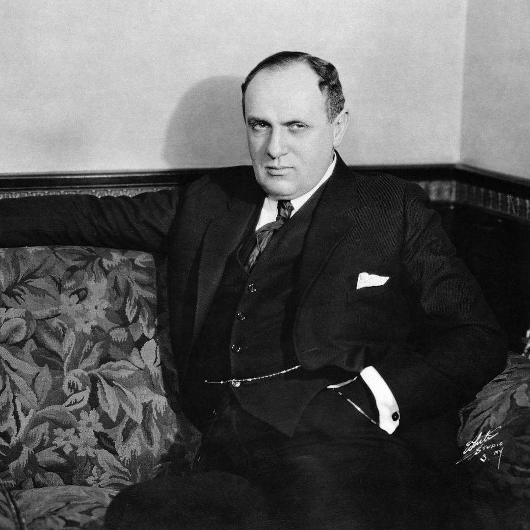 Portrait of the American entertainment director and entrepreneur Samuel L. Rothafel, 1931