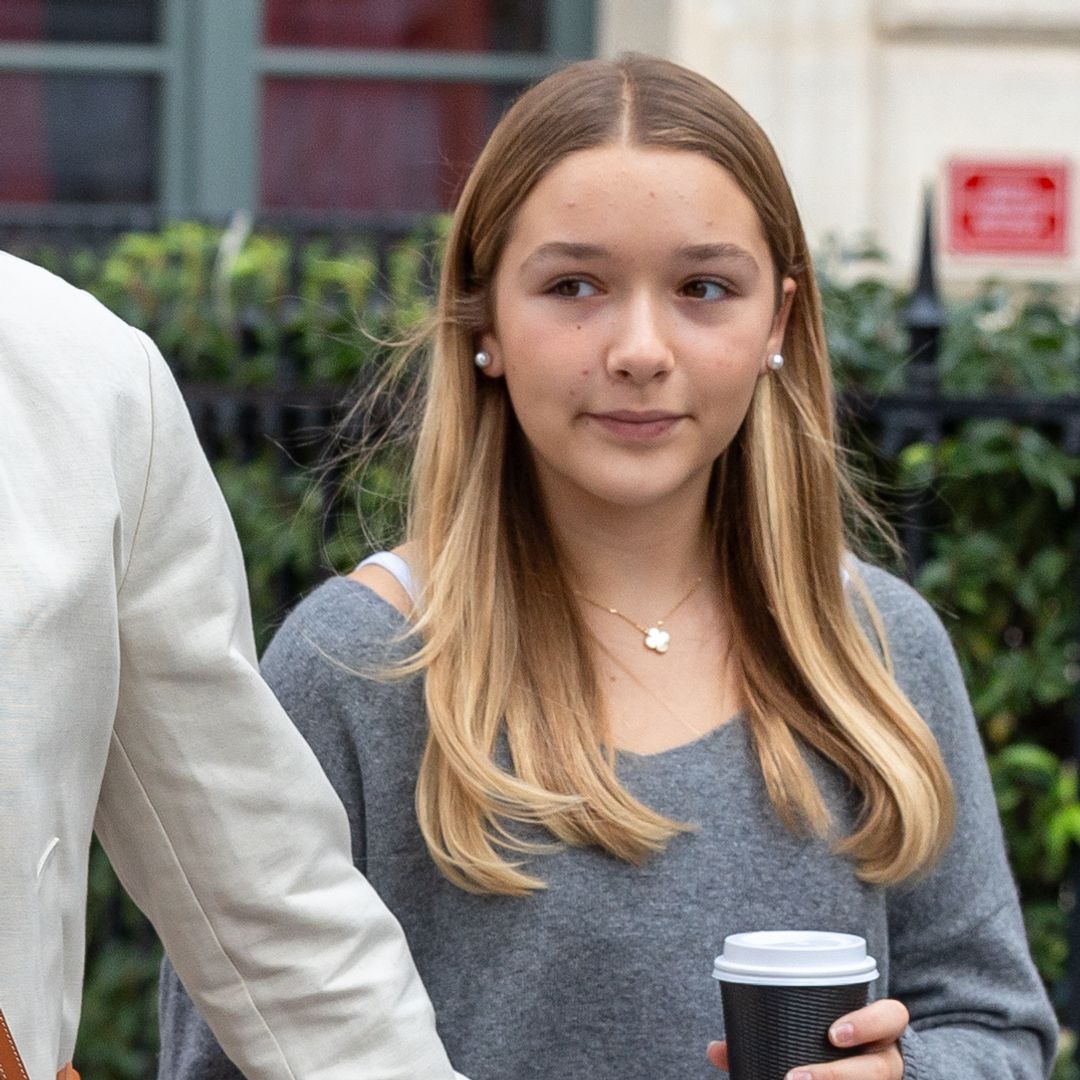 Harper Beckham, 12, parties in new stylish outfit for dad David’s birthday