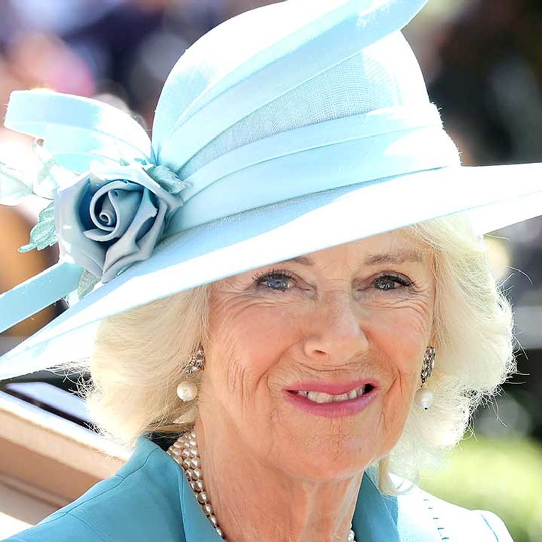 Duchess Camilla wows in floral dress - and just look at those ruffles