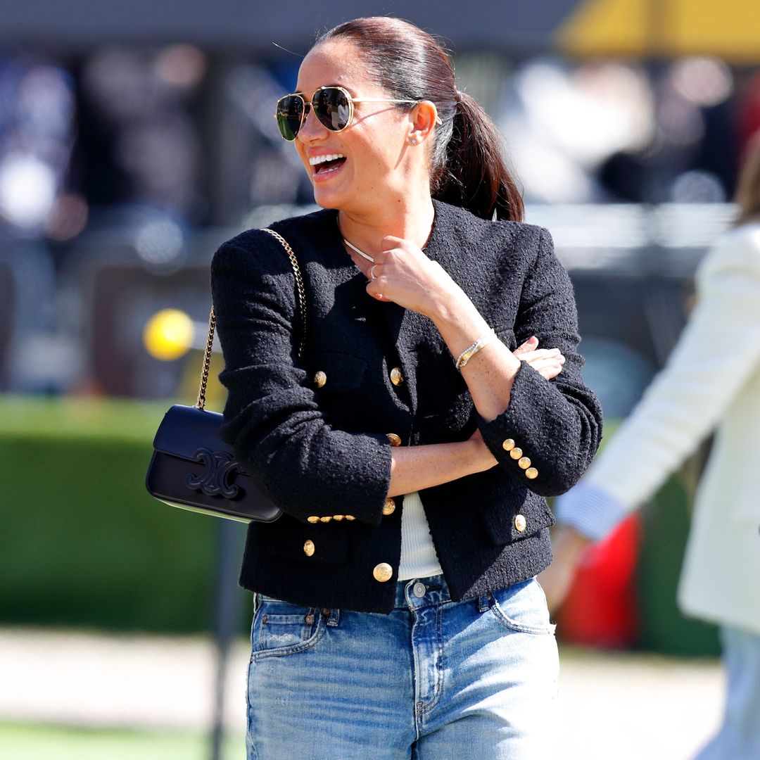 Meghan Markle dons jeans and a T-shirt for family fun day out