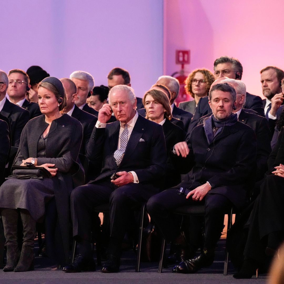 King Charles pays tribute with European royals at Auschwitz commemoration