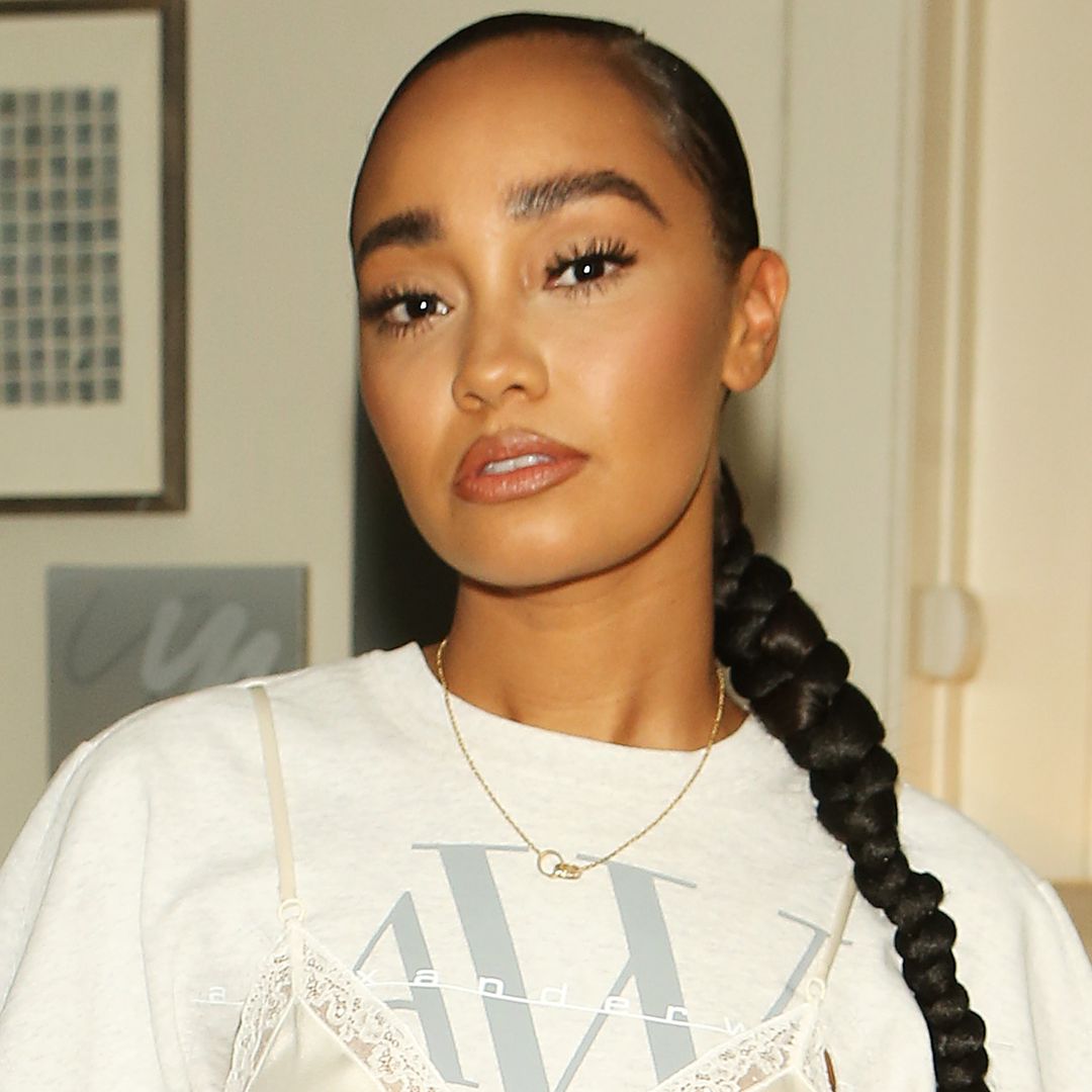 Little Mix S Leigh Anne Pinnock Stuns In Slinkiest Satin Jumpsuit Hello