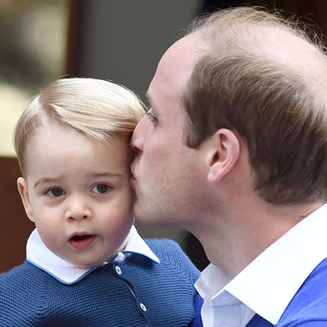 11 sweet photos of royal dads kissing their children