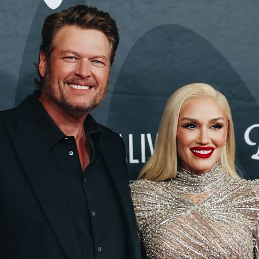 Gwen Stefani and Blake Shelton look so loved up as they cheer on son Apollo at LA football game