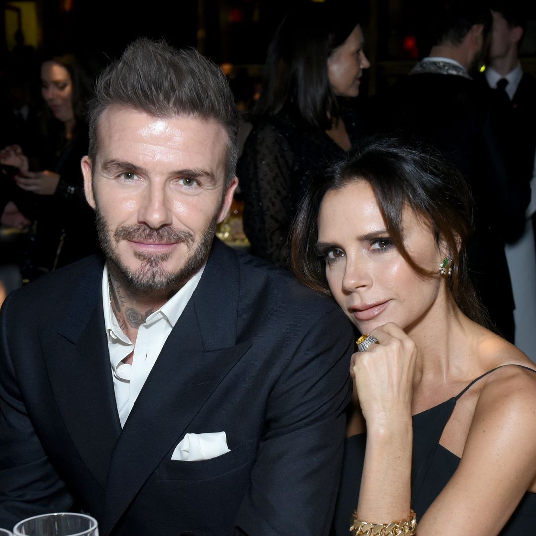 Victoria Beckham sizzles in racy black dress for date night with David
