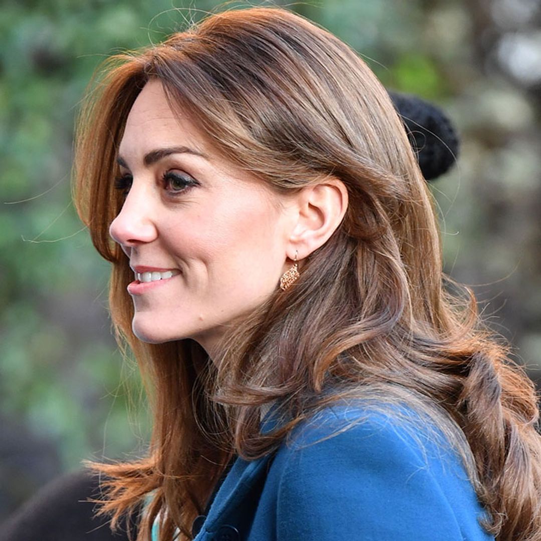 Kate Middleton is stylish in Stockwell wearing a stunning spring coat