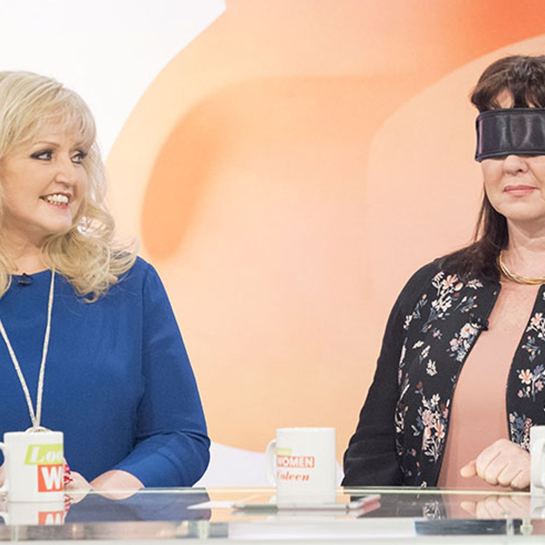 Linda Nolan shows sister Coleen her incredible facelift results for the first time on Loose Women
