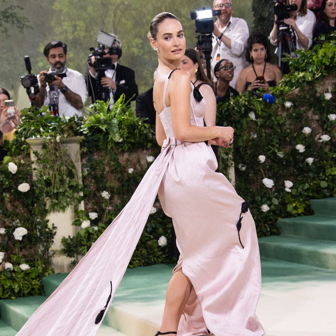 Lily James' Met Gala beauty look is perfect for modern brides