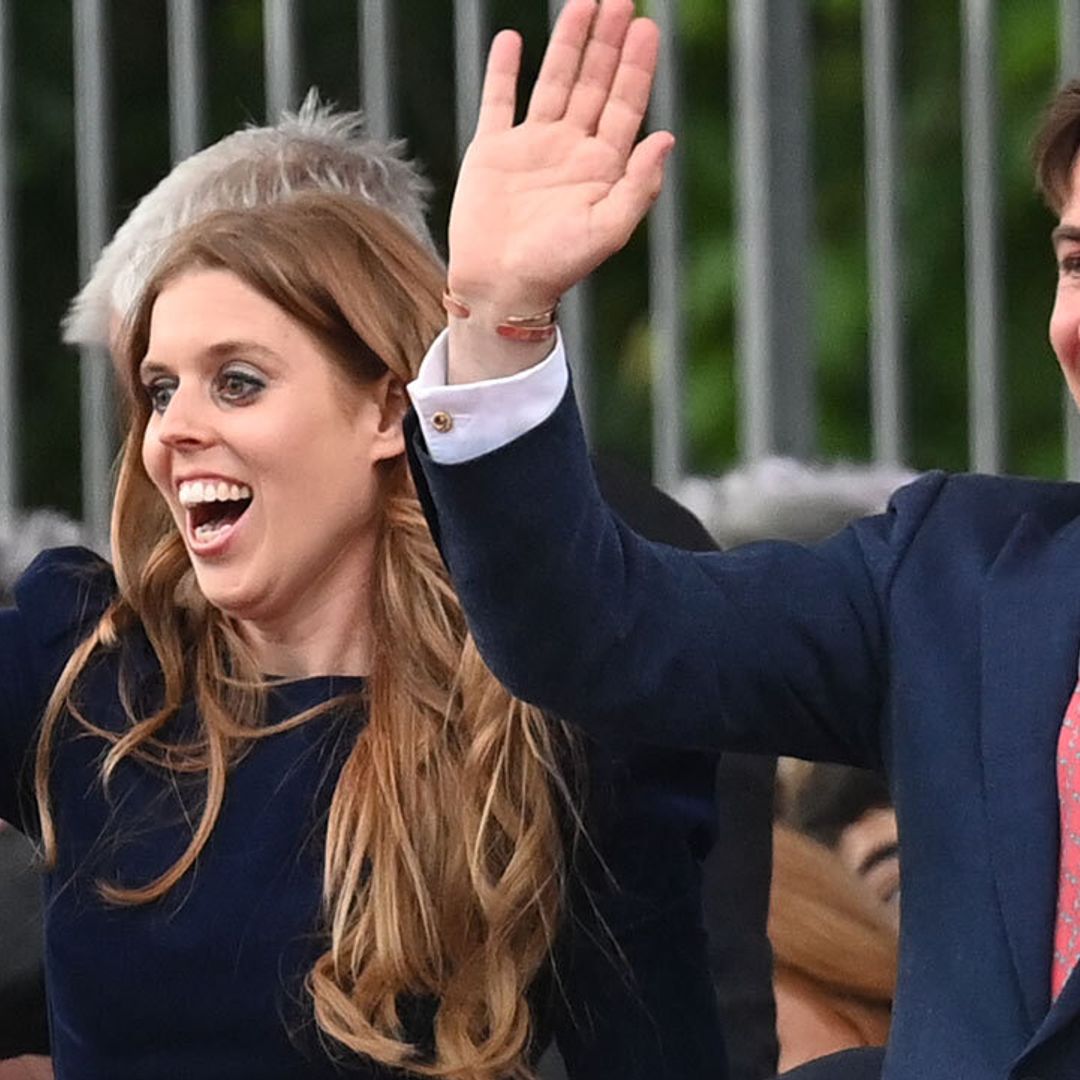 Princess Beatrice just wore the most fabulous Vampire's Wife dress for the Jubilee concert at the Palace
