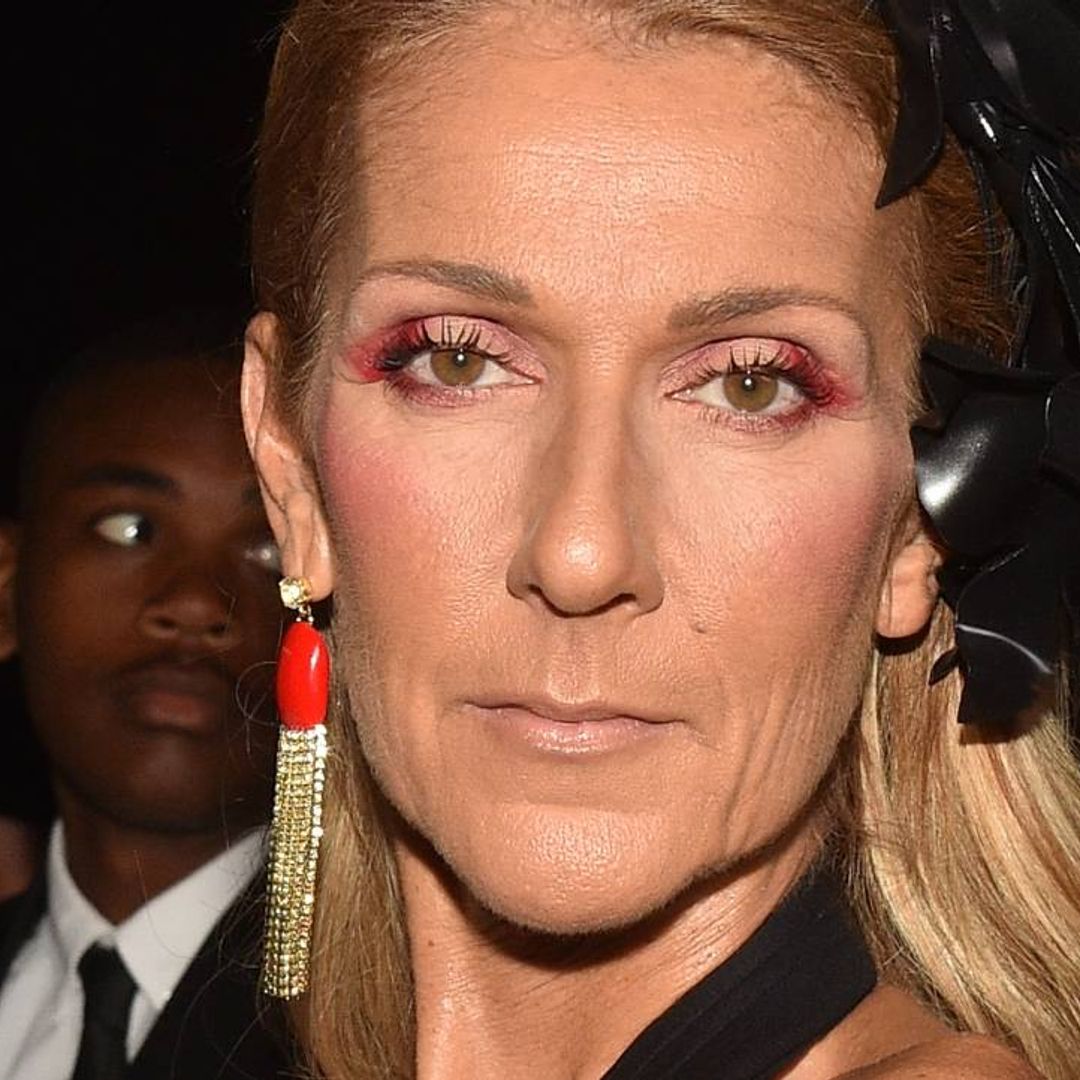 Celine Dion stuns in latex red gown- and her look is fierce