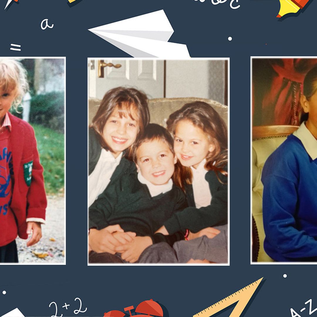 Celebrities dig out childhood photos as they share their back to school memories