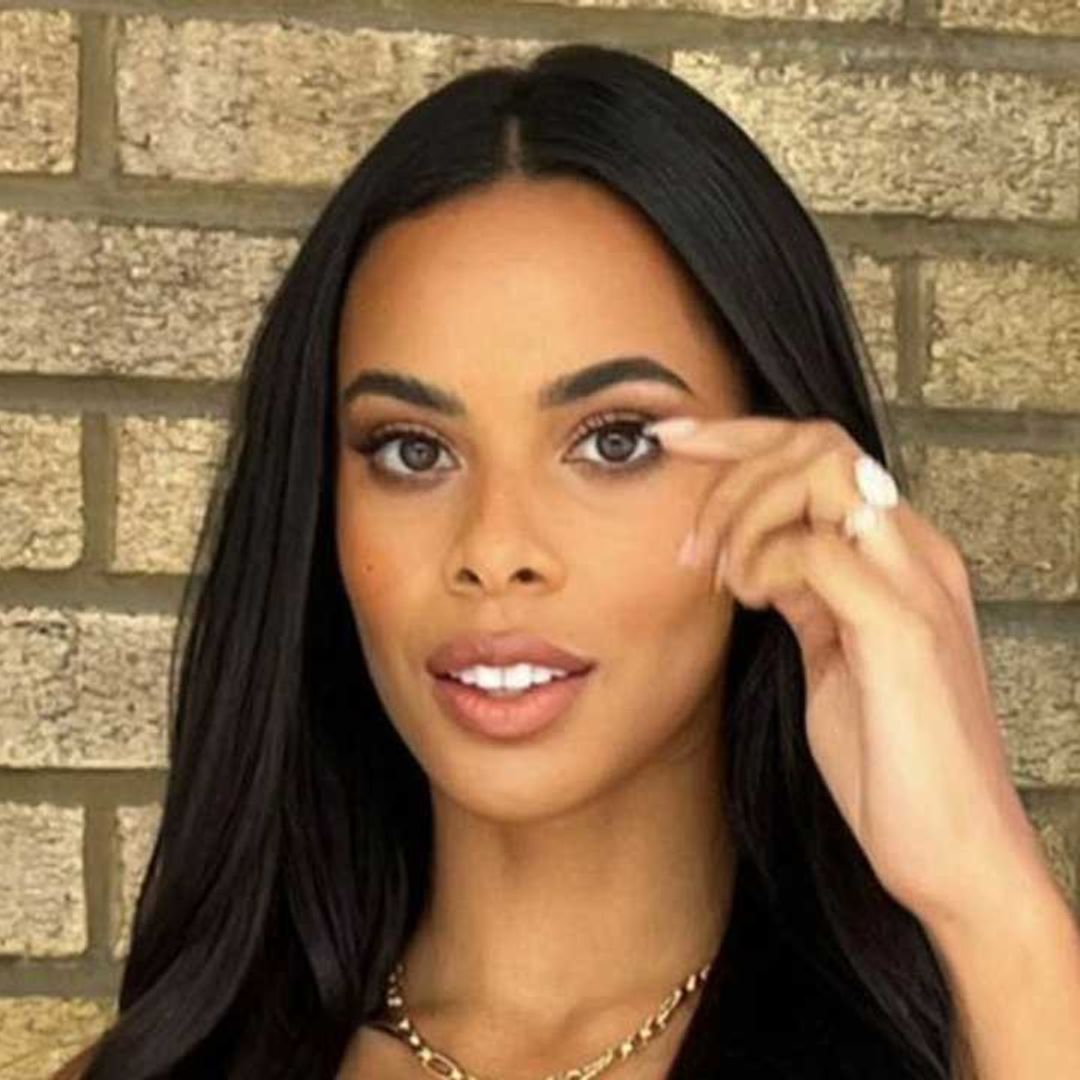 Rochelle Humes stuns in figure-flattering tank top and sleek trousers